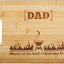 Tabla cortar regalo Navidad para papá DAD-01