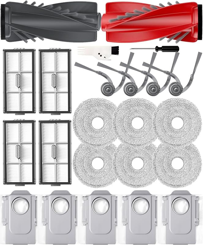 Pack 23 accesorios Roborock Saros 10R/Qrevo Curv 2 Pro