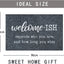 Tapete entrada gris diseño Welcome-ish antiderrap 24pulg