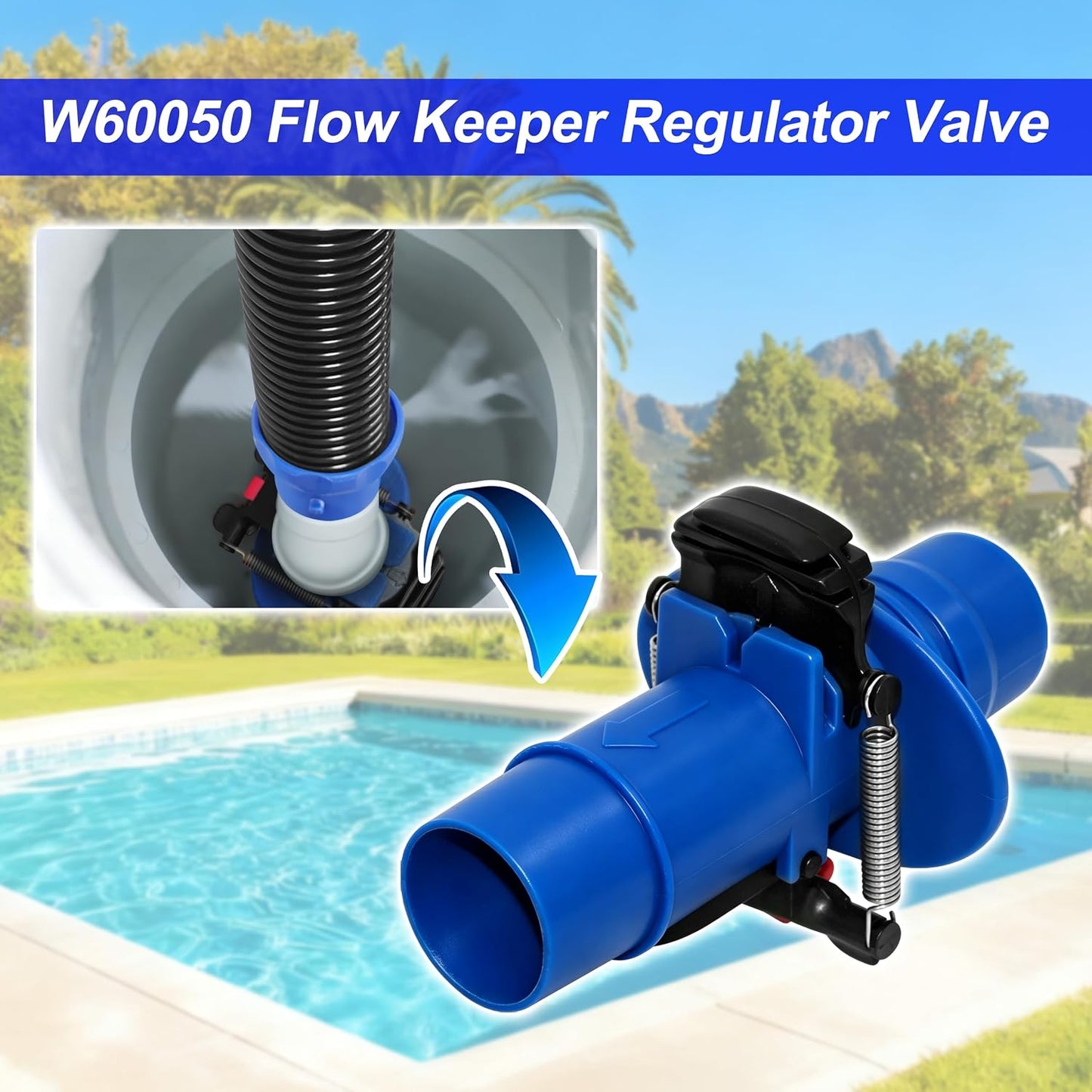 Válvula retención flujo W60050 comp Zodiac Baracuda
