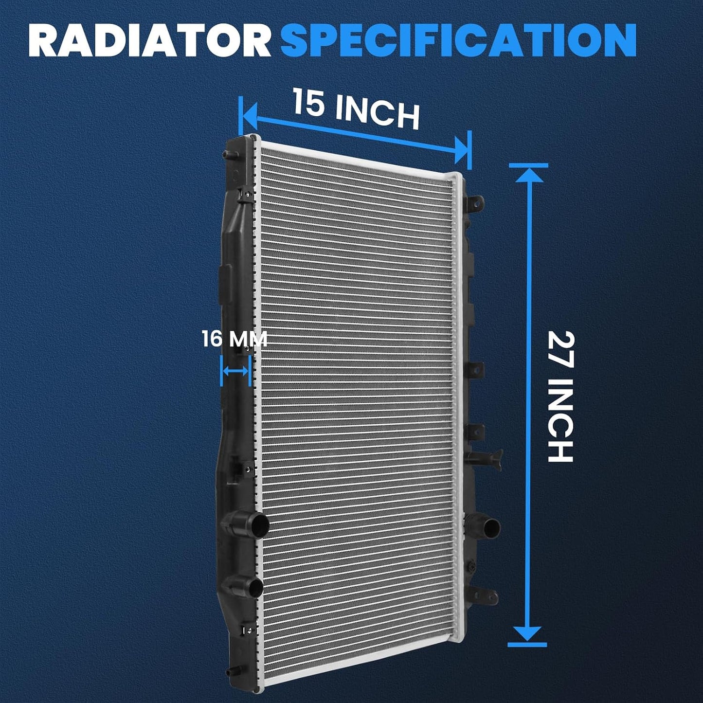 Radiador aluminio comp Honda Civic 2006-11