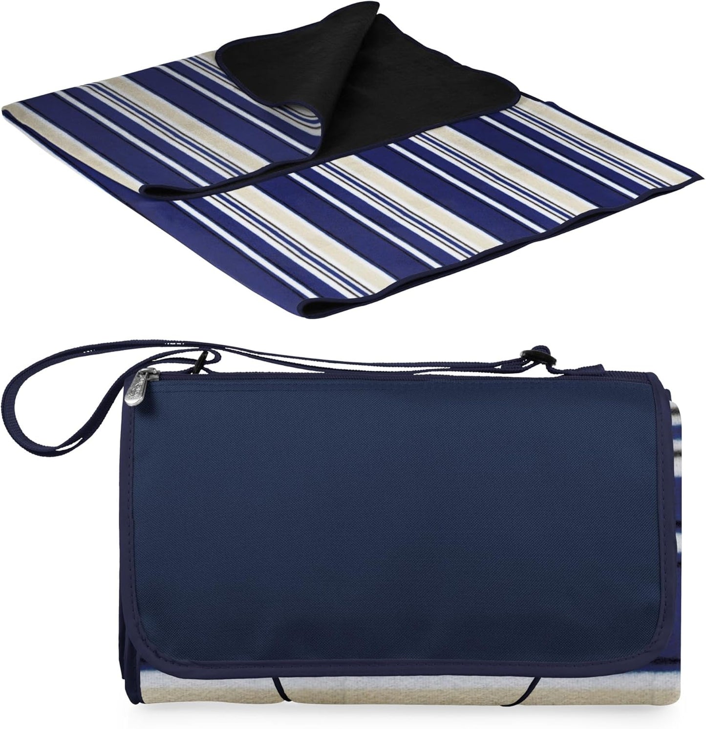Manta picnic exterior XL color azul rayas