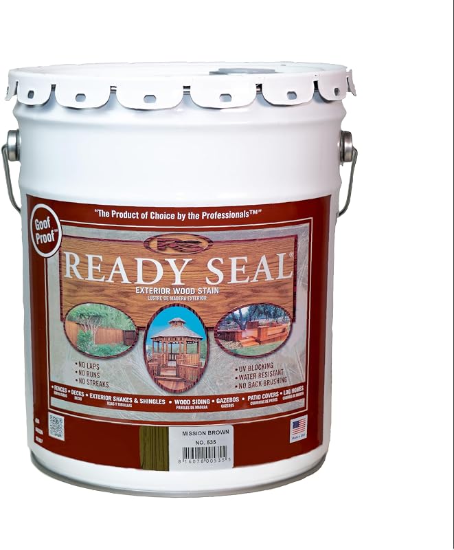 Sellador manchas madera 5gal color marrón