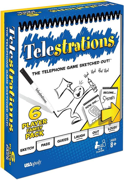 Set mesa Telestrations para 6 jugadores familia
