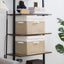 Cajas almacenamiento con tapas decorativas 2 pzas
