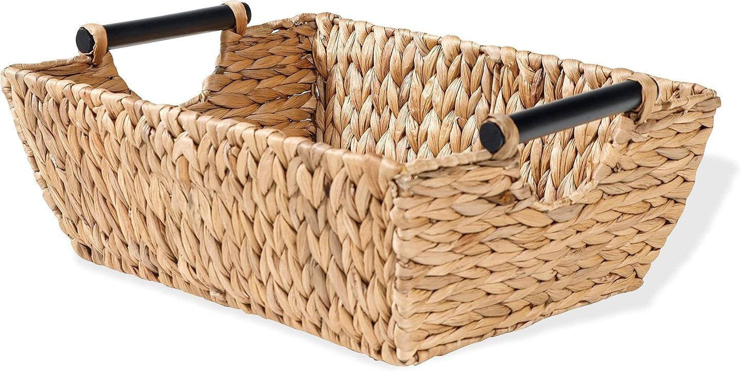 Cesta mango madera jacinto 17"