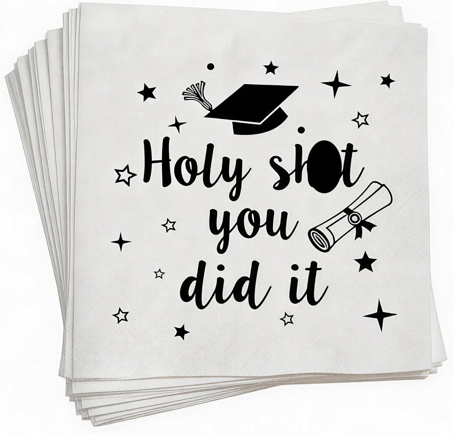 Servilletas graduación 2026 You Did it para fiesta clase
