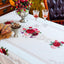 Mantel Mesa Bordado Encaje Estilo Granja 60x84