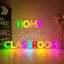 Letrero neón LED para decorar aula profesor