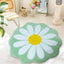 Alfombra floral copetuda 39.4" dormitorio sala niños