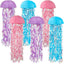 Faroles colgantes gelatina 6 Pzas rosa azul fiesta