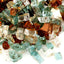 Vidrio Fuego 10lb 1/4pulg Dorado Verde Cobre