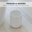 Cubo basura redondo 2gal blanco mate mini