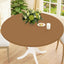 Mantel elástico redondo 36-44pulg impermeable marrón