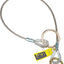Conector anclaje cable 6ft tipo pasante plateado