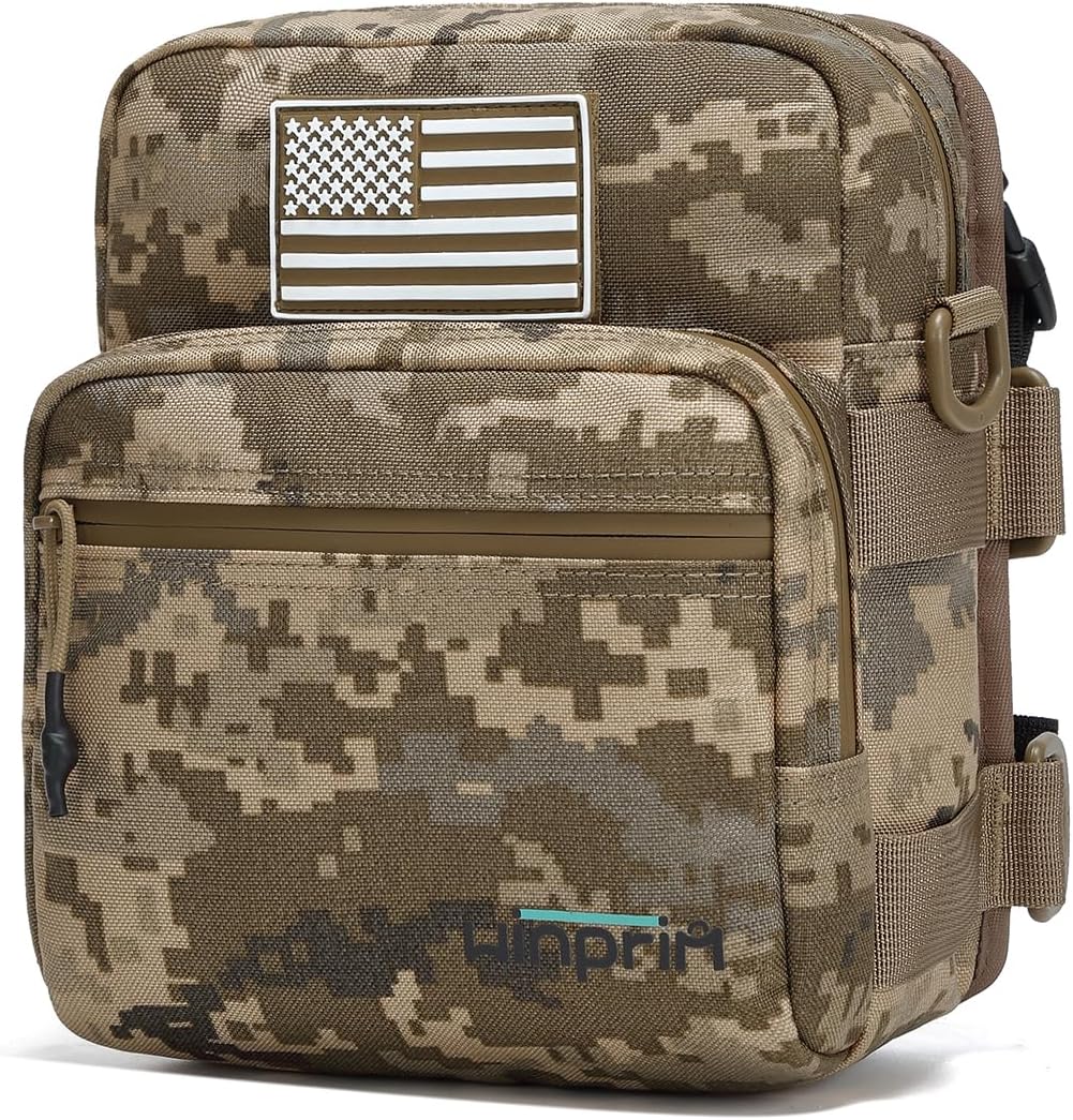 Bolsa manillar bicicleta 1000D camuflaje correa MOLLE