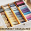 Separadores cajones bambú 6 pzas ajustables 4.65" alto