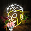 Letrero neón LED silueta héroe 14x11" regulable USB