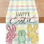 Camino Mesa Pascua Conejo a Cuadros Buffalo Decoración