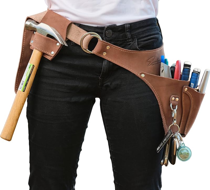 Cinturón cuero para jardinería y bricolaje mujer hasta