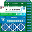 Filtro aire 20x20x2pulg MERV13 plisado para horno HVAC