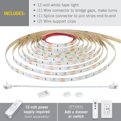 Tira luces LED blancas 12V 60LED/m 32.8pies