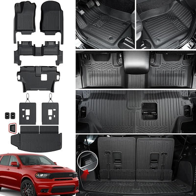 Alfombrillas TPE Dodge Durango 2016-25 7 asientos