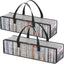Bolsas PVC transparente para CD con cremallera 2 pzas
