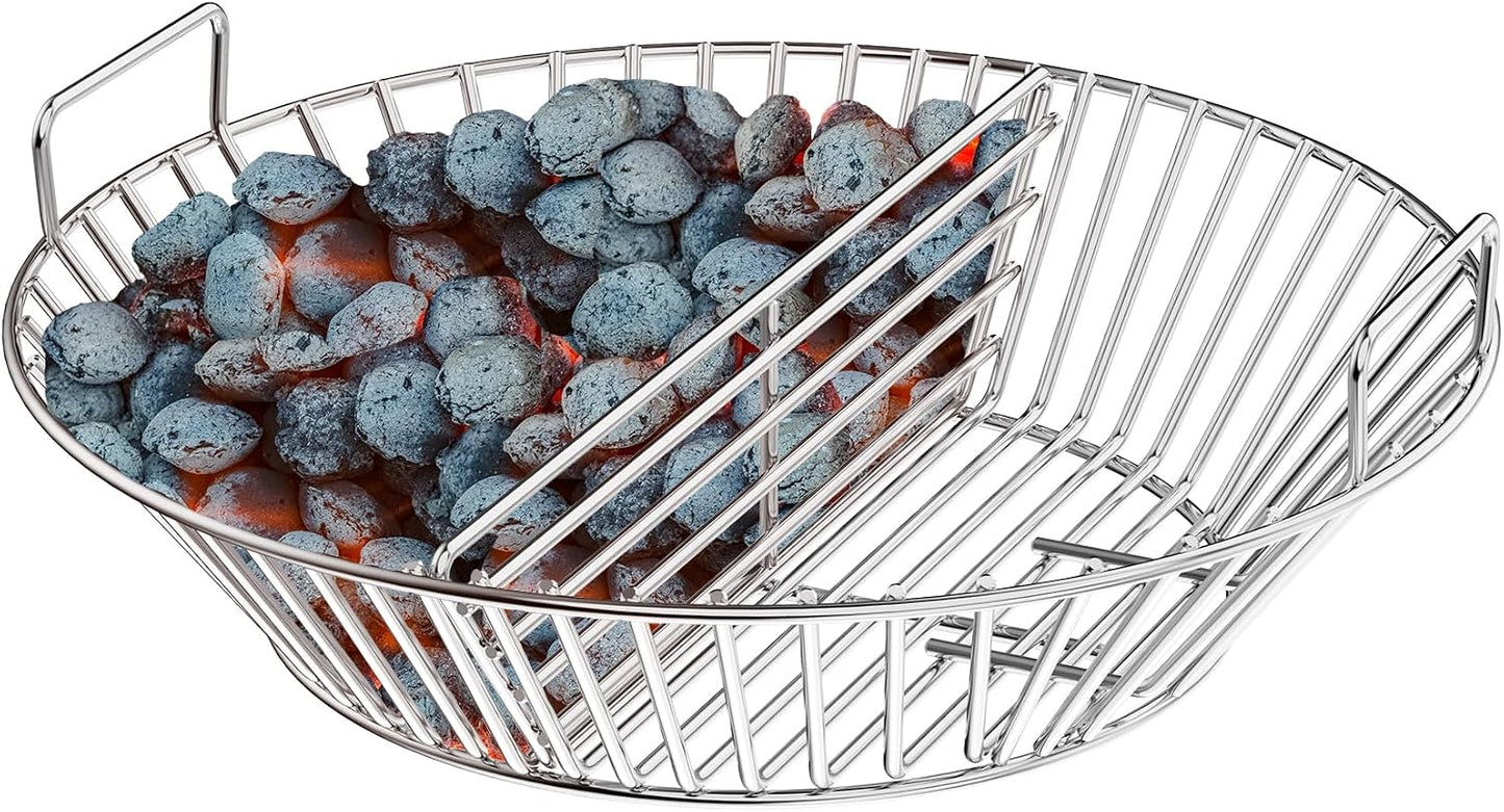 Canasta cenizas acero inox asas para parrilla Kamado Joe