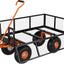 Carrito jardín acero 500lb 3en1 ruedas 10pulg