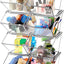 8 Cubos Plástico Transparente Tapas Apilables Despensa