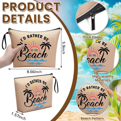 20 Bolsas Maquillaje Playa con Cremallera Kit Viaje