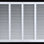 Rejilla ventilación aire retorno acero estampado 20x14pulg