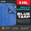 Cubierta polietileno 10x10pulg 5mil impermeable duradera