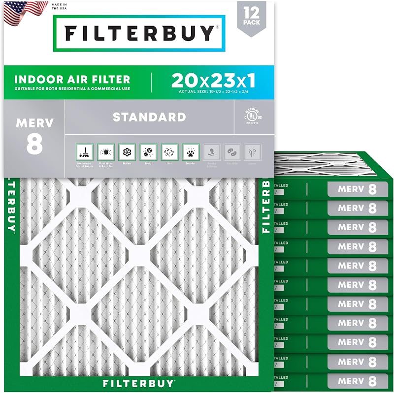 Filtros horno aire MERV 8 AFB 12 Uds Multicolor