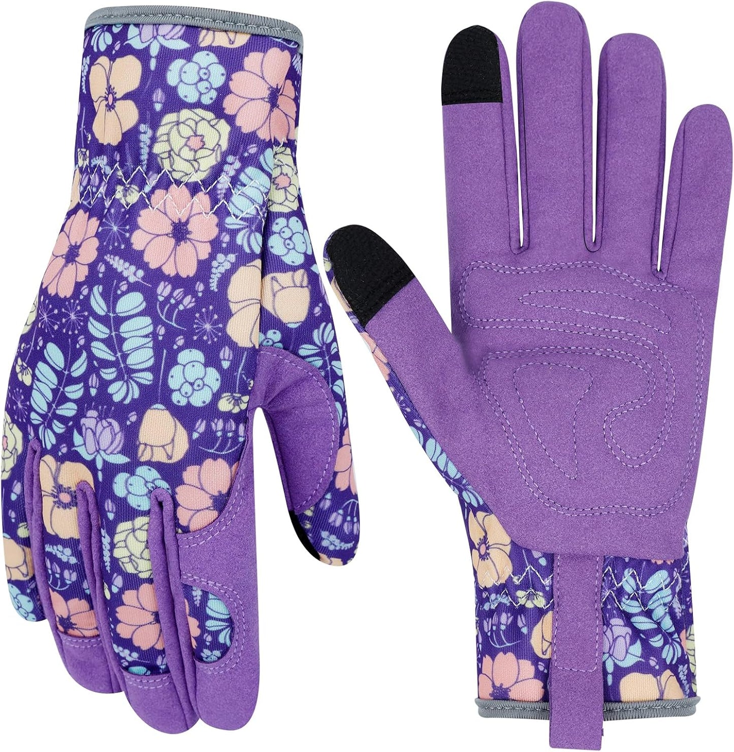Guantes jardinería cuero mujer antiespinas tactil