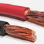 Cable AC/DC 6 AWG flexible cobre automóvil 10" negro rojo