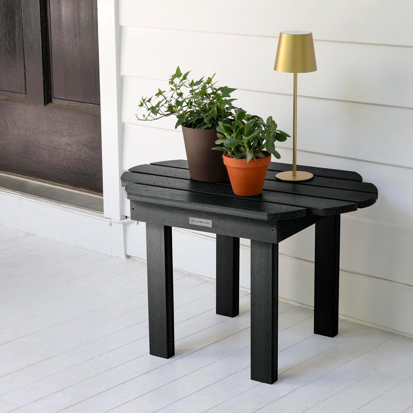 Mesa auxiliar clásica Westport color negro