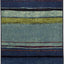 Alfombra área 2x5ft multicolor sala comedor oficina