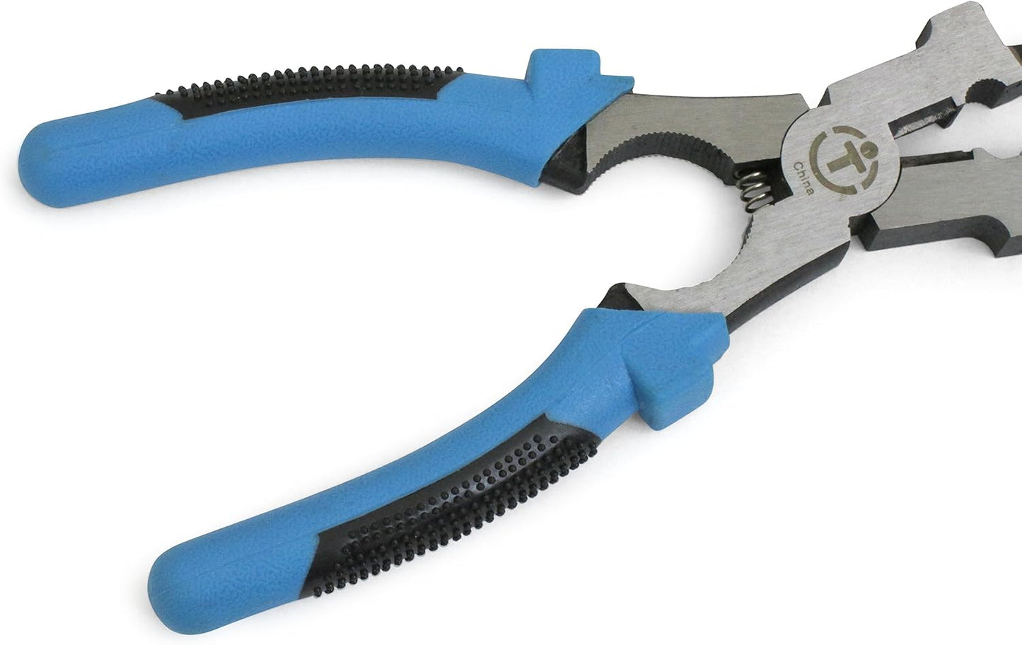 Alicates soldadura 8" azul/negro