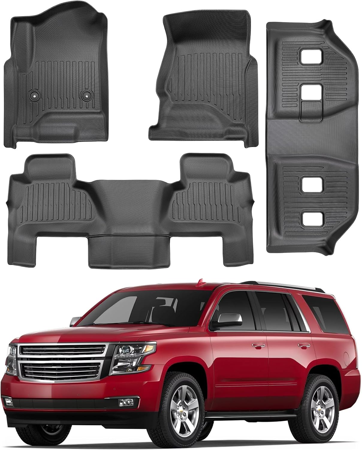 Alfombrillas Chevy Suburban GMC Yukon XL 2015-2020 2ª fila