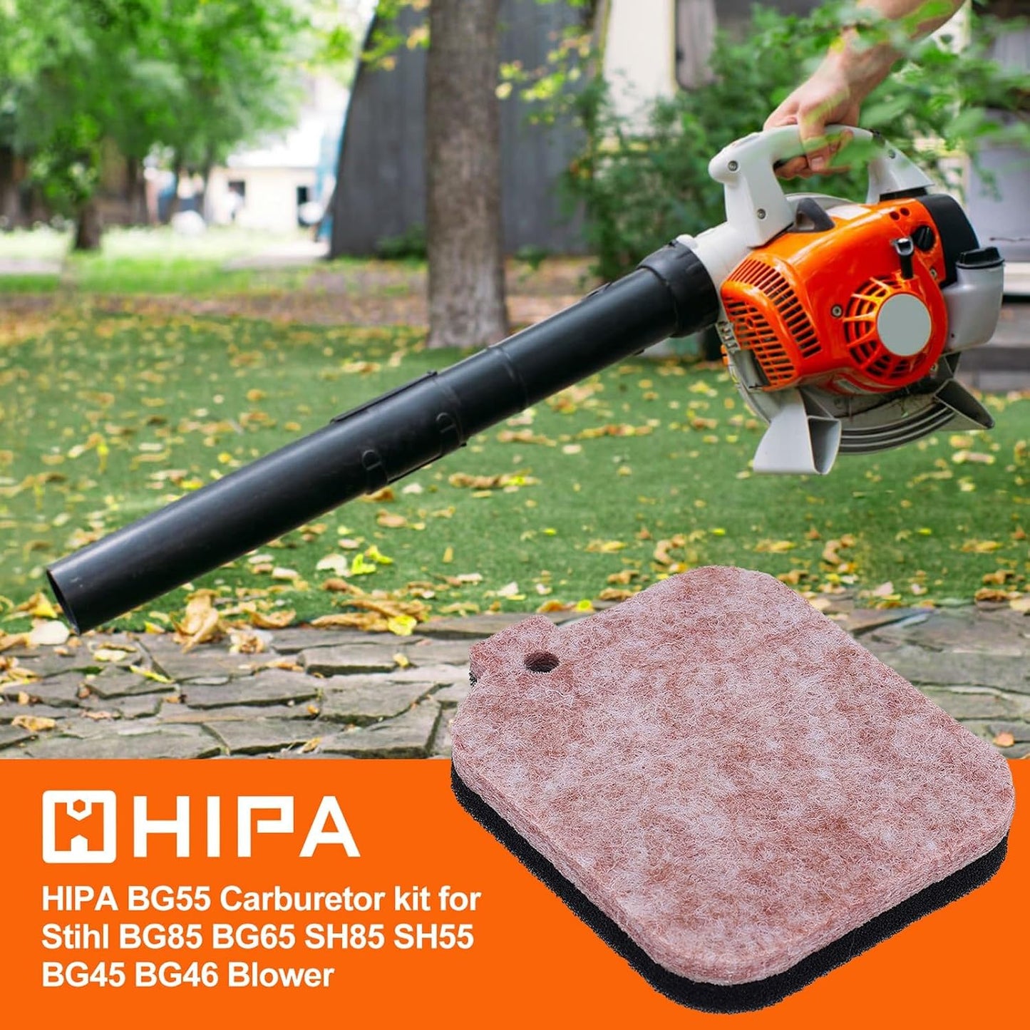 Filtro aire repuesto STHIL BG55 BG85 SH55 SH85