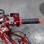 Agarradera goma suave motocross negro-rojo 7/8