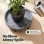 Organiz. plantas 11" con ruedas soporte macetas