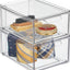 Caja plástico 2 cajones extraíbles para dormitorio