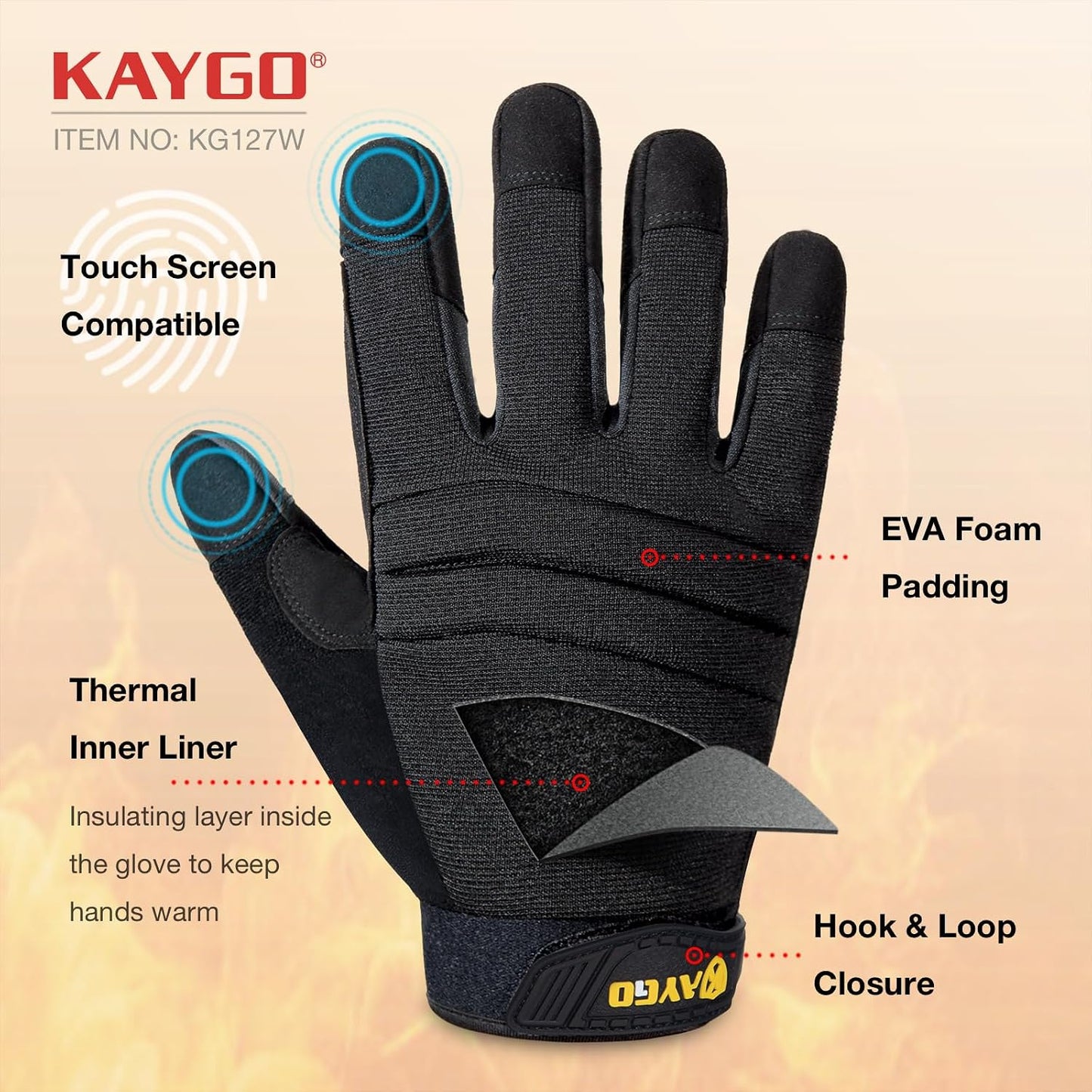 Guantes mecánicos aislantes térmicos doble forro