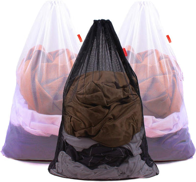 3 Pzas Bolsa Malla Lavandería 24x36" Fábrica Dormitorio