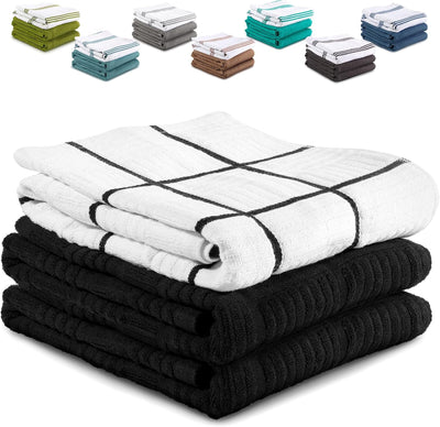 Toallas cocina 100% algodón 15x25pulg set 3