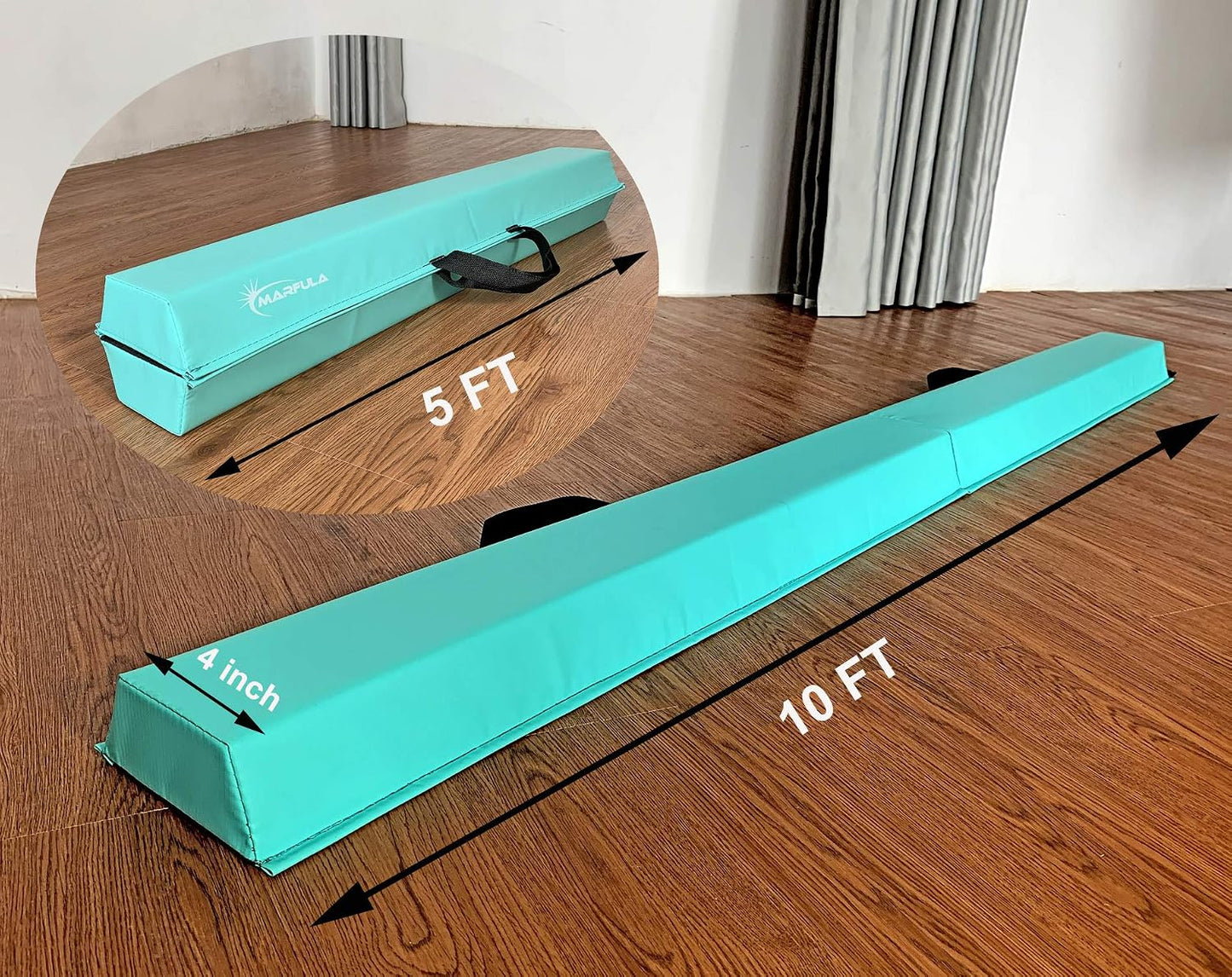 Barras de equilibrio plegable niños base antiderrap 6-10ft