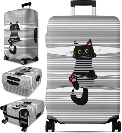 Funda equipaje Tsa aprobado gato gris
